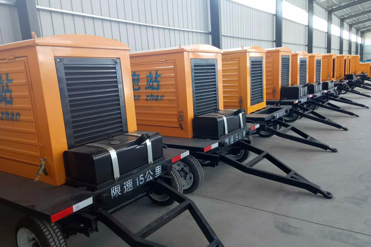 陈巴尔虎发电机租赁施工现场